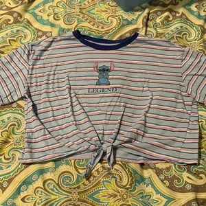 Disney Stitch Stripe T-Shirt